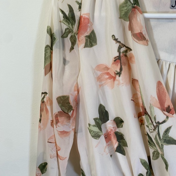 J is for Justify Floral Romper - Picture 2 of 6